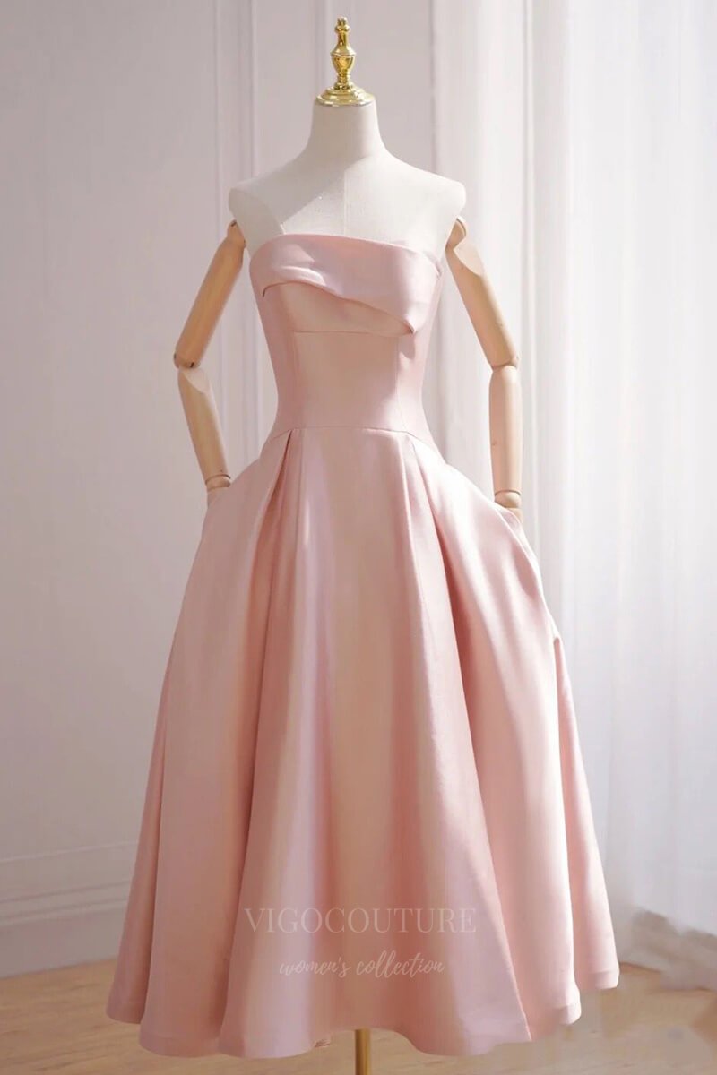 vigocouture-Blush Strapless Maxi Prom Dress 20632-Prom Dresses-vigocouture-Blush-US2-