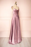 vigocouture-Burgundy Spaghetti Strap Prom Dress 20576-Prom Dresses-vigocouture-