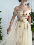 vigocouture-Champagne Hoco Dresses Off the Shoulder Cherry Maxi Dresses hc158-Prom Dresses-vigocouture-Champagne-US2-
