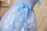 vigocouture-Cute Lace Applique Hoco Dresses Spaghetti Strap Homecoming Dresses hc235-Prom Dresses-vigocouture-