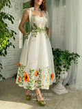 vigocouture-Floral Hoco Dresses Spaghetti Strap Maxi Dresses hc163-Prom Dresses-vigocouture-