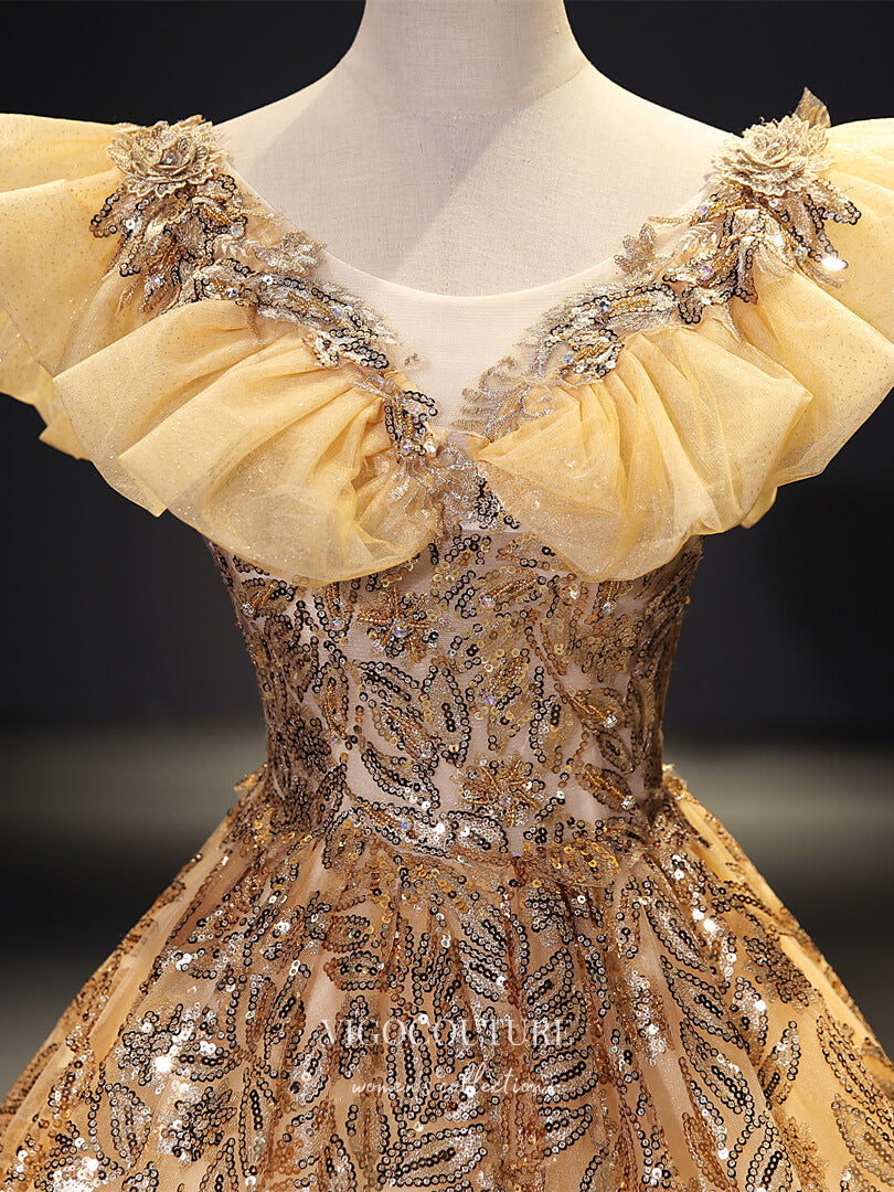 Pronovias Privee | Francisca Beaded Soft Gold Princess Ball Gown | Designer  Bridal Room