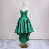 vigocouture-High-Low Homecoming Dress Strapless Maxi Hoco Dress hc067-Prom Dresses-vigocouture-