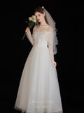 vigocouture-Ivory Long Sleeve Wedding Dresses w0010-Wedding Dresses-vigocouture-Ivory-US2-