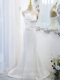 vigocouture-Ivory Mermaid Prom Dress 2022 Off the Shoulder Evening Gown 20493-Prom Dresses-vigocouture-Ivory-US2-