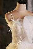 vigocouture-Ivory Spaghetti Strap Homecoming Dresses Cute Graduation Dresses hc149-Prom Dresses-vigocouture-