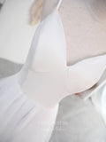vigocouture-Ivory Spaghetti Strap Prom Dresses Tulle Maxi Dresses 21016-Prom Dresses-vigocouture-