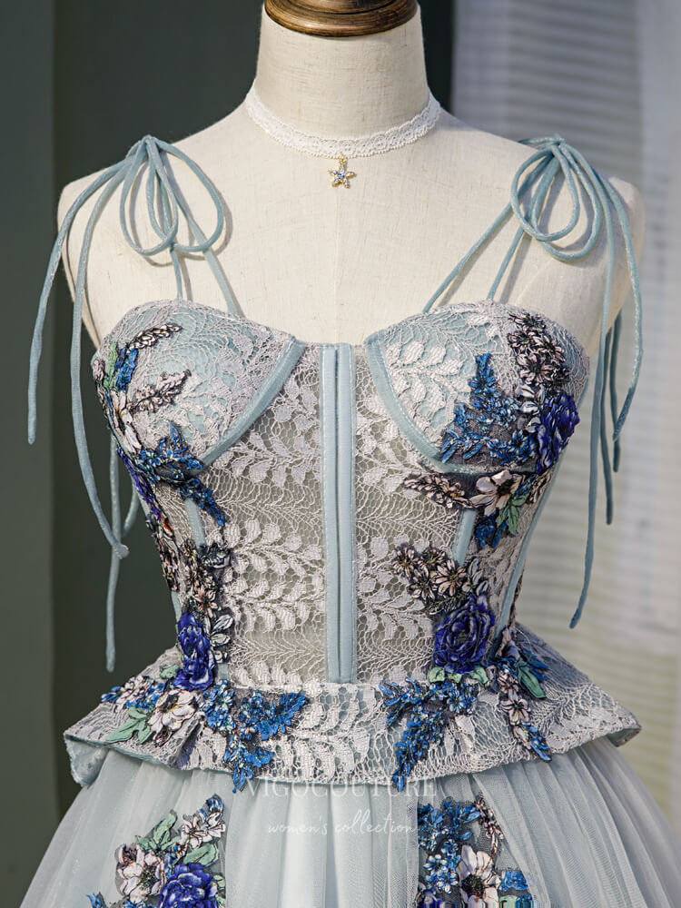vigocouture-Lace Applique Homecoming Dresses Spaghetti Strap Dama Dresses hc101-Prom Dresses-vigocouture-