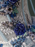 vigocouture-Lace Applique Homecoming Dresses Spaghetti Strap Maxi Dresses hc101-Prom Dresses-vigocouture-