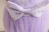 vigocouture-Lavender Homecoming Dresss Lace Hoco Dress hc068-Prom Dresses-vigocouture-