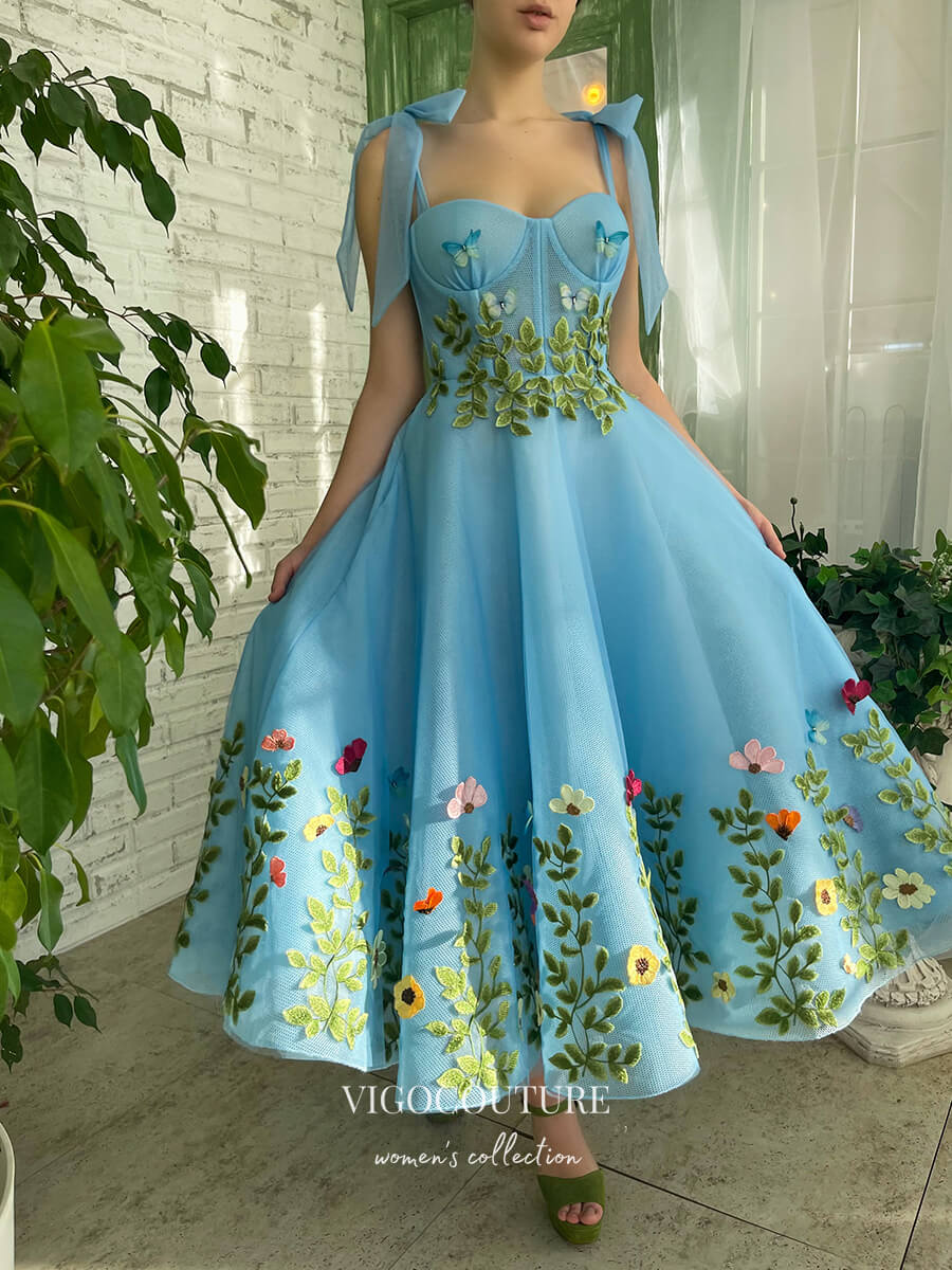 vigocouture-Light Blue Floral Hoco Dresses Spaghetti Strap Maxi Dresses hc161-Prom Dresses-vigocouture-Light Blue-US2-