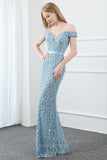 vigocouture-Light Blue Off the Shoulder 3D Flower Prom Dress 20781-Prom Dresses-vigocouture-Light Blue-US2-