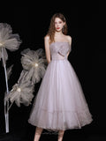 vigocouture-Mauve Strapless Tulle Prom Dress 20722-Prom Dresses-vigocouture-Mauve-US2-