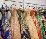 vigocouture-Off the Shoulder Ball Gown Lace Applique Quinceanera Dresses 20639-Prom Dresses-vigocouture-