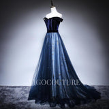 vigocouture-Off the Shoulder Prom Dresses A-line Lace Prom Gown 20272-Prom Dresses-vigocouture-