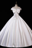 vigocouture-Off the Shoulder Quinceanera Dresses Bow Sweet 16 Dresses 20674-Prom Dresses-vigocouture-Ivory-US2-