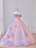 Pink Beaded Quinceanera Dresses Strapless Sweet 15 Dresses 21160