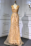 vigocouture-Removable Cape Formal Dresses Beaded Mermaid Prom Dress 21617-Prom Dresses-vigocouture-