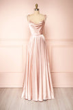 vigocouture-Sage Spaghetti Strap Prom Dress 20580-Prom Dresses-vigocouture-Blush-US2-