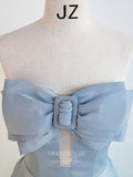 vigocouture-Satin Bow Prom Dresses Strapless Formal Dresses 21029-Prom Dresses-vigocouture-