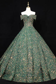Sequin Quinceanera Dresses Off the Shoulder Sweet 16 Dresses  20675