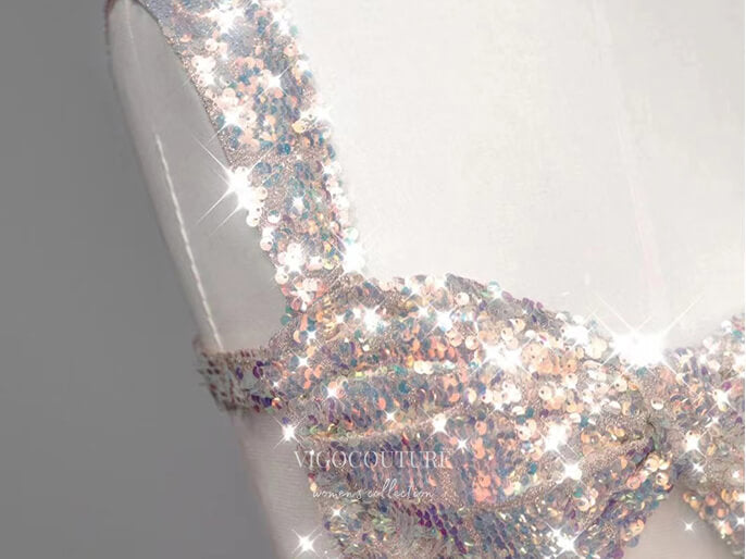 vigocouture-Sparkly Sequin Prom Dresses Bow-Tie Evening Dresses 21318-Prom Dresses-vigocouture-