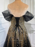 vigocouture-Sparkly Sequin Prom Dresses Off the Shoulder Formal Dresses 21303-Prom Dresses-vigocouture-