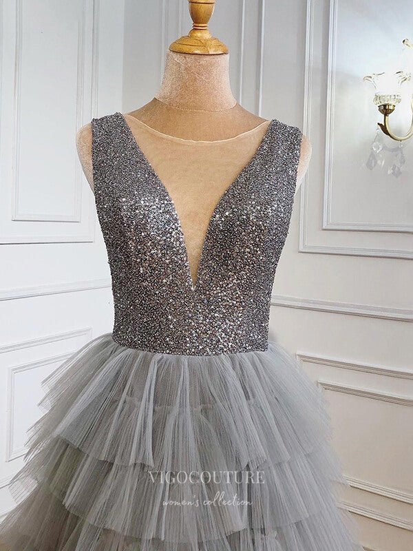 vigocouture-Sparkly Sequin Prom Dresses Tiered Formal Dresses 21312-Prom Dresses-vigocouture-