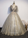 Sparkly Tulle Quinceanera Dresses Lace Applique Sweet 16 Dresses 21431