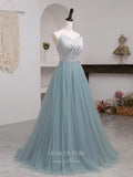 vigocouture-Strapless Prom Dresses Tulle Formal Dresses 21039-Prom Dresses-vigocouture-