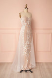 vigocouture-Strapless Sheath Wedding Dresses w0005-Wedding Dresses-vigocouture-